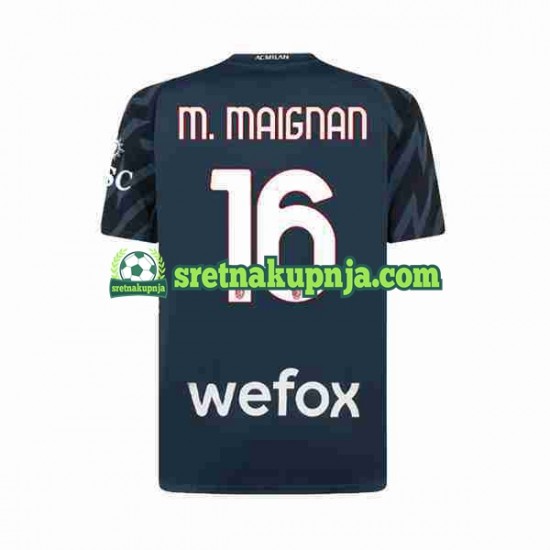 Muškarci Treći Golmanski Dresova AC Milan Mike Maignan 16 2023-2024 Kratkih Rukava