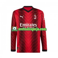 Muškarci Domaći Home Dresova AC Milan 2023-2024 Dugim Rukavima