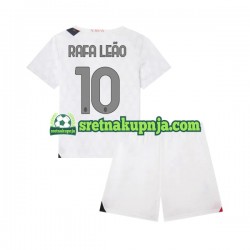 Dječja Gostujući Away Dresova AC Milan Rafael Leao 10 2023-2024 Kratkih Rukava