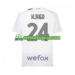 Muškarci Gostujući Away Dresova AC Milan Simon Kjaer 24 2023-2024 Kratkih Rukava