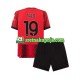 Dječja Domaći Home Dresova AC Milan Theo Hernandez 19 2023-2024 Kratkih Rukava