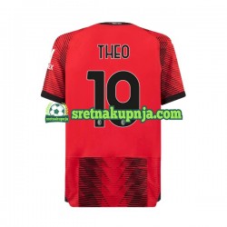 Muškarci Domaći Home Dresova AC Milan Theo Hernandez 19 2023-2024 Kratkih Rukava