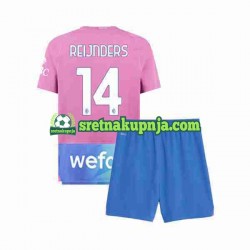 Dječja Treći Dresova AC Milan Tijjani Reijnders 14 2023-2024 Kratkih Rukava