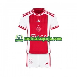 Dječja Domaći Home Dresova AFC Ajax 2023-2024 Kratkih Rukava