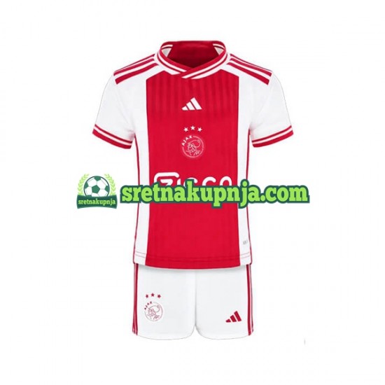 Dječja Domaći Home Dresova AFC Ajax 2023-2024 Kratkih Rukava