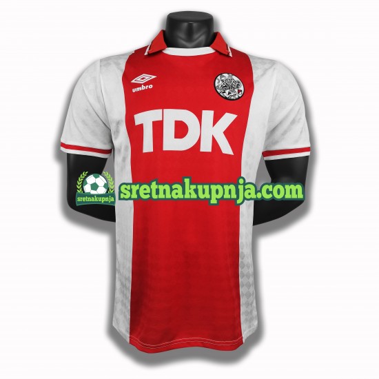 Muškarci Domaći Home Dresova AFC Ajax Retro 1990 Kratkih Rukava