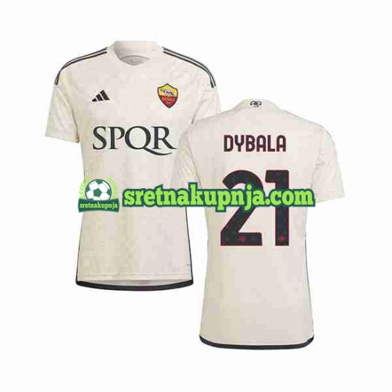 Muškarci Gostujući Away Dresova Roma Paulo Dybala 21 2023-2024 Kratkih Rukava