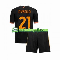 Dječja Treći Dresova Roma Paulo Dybala 21 2023-2024 Kratkih Rukava