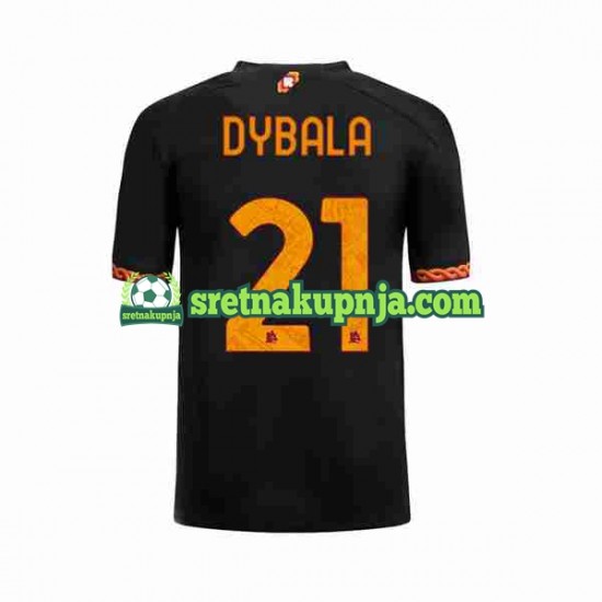 Muškarci Treći Dresova Roma Paulo Dybala 21 2023-2024 Kratkih Rukava