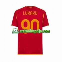 Muškarci Domaći Home Dresova Roma Romelu Lukaku 90 2023-2024 Kratkih Rukava