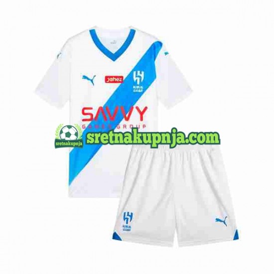 Dječja Gostujući Away Dresova Al Hilal 2023-2024 Kratkih Rukava