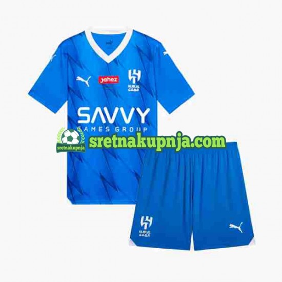Dječja Domaći Home Dresova Al Hilal 2023-2024 Kratkih Rukava
