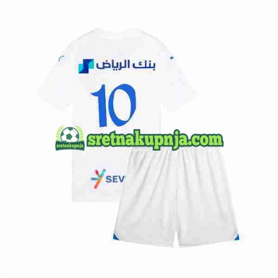 Dječja Gostujući Away Dresova Al Hilal Neymar JR 10 2023-2024 Kratkih Rukava
