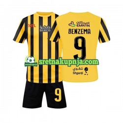 Dječja Domaći Home Dresova Al-Ittihad Benzema 9 2022-2023 Kratkih Rukava