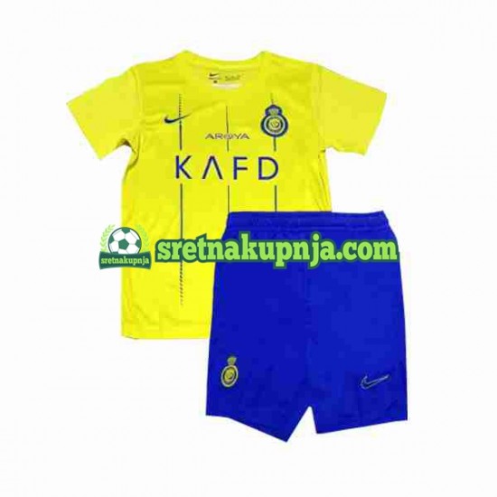 Dječja Domaći Home Dresova Al-Nassr 2023-2024 Kratkih Rukava