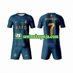 Dječja Gostujući Away Dresova Al-Nassr Ronaldo 7 2023-2024 Kratkih Rukava