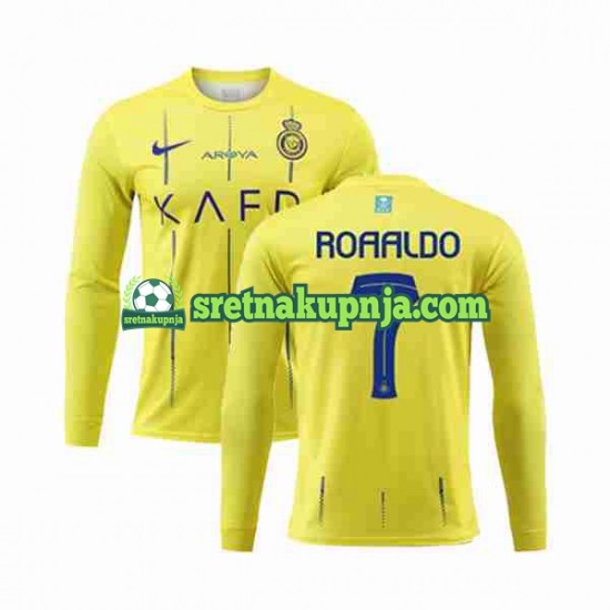 Muškarci Domaći Home Dresova Al-Nassr Ronaldo 7 2023-2024 Dugim Rukavima