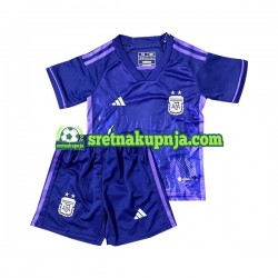 Dječja Gostujući Away Dresova Argentina World Cup 2022 Kratkih Rukava