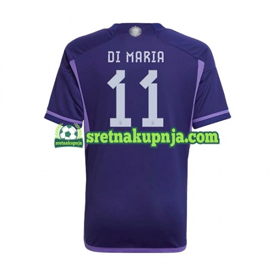 Muškarci Gostujući Away Dresova Argentina Di Maria 11 World Cup 2022 Kratkih Rukava