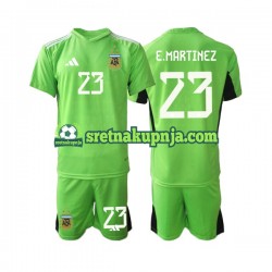 Dječja Domaći Home Golmanski Dresova Argentina Emiliano Martinez 23 World Cup 2022 Kratkih Rukava