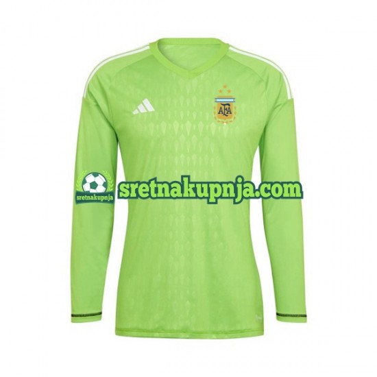Muškarci Domaći Home Golmanski Dresova Argentina World Cup 2022 Dugim Rukavima