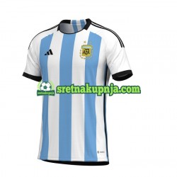 Muškarci Domaći Home Dresova Argentina World Cup 2022 Kratkih Rukava