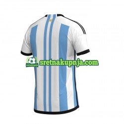 Muškarci Domaći Home Dresova Argentina World Cup 2022 Kratkih Rukava