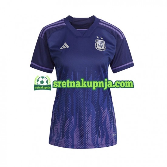 Žene Gostujući Away Dresova Argentina World Cup 2022 Kratkih Rukava