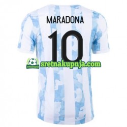 Muškarci Domaći Home Dresova Argentina Maradona 10 2021 Kratkih Rukava