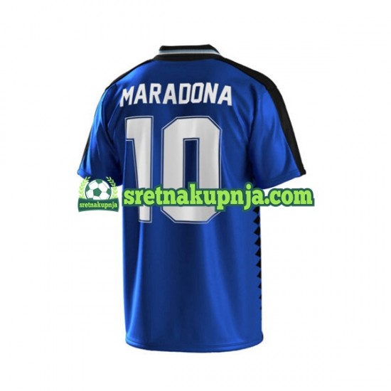 Muškarci Gostujući Away Dresova Argentina Maradona 10 Retro 1994 Kratkih Rukava