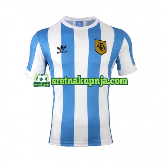 Muškarci Domaći Home Dresova Argentina Retro 1978 Kratkih Rukava