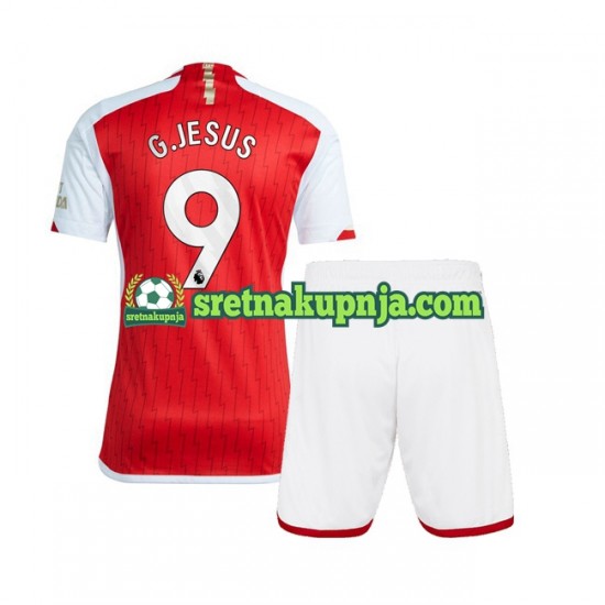 Dječja Domaći Home Dresova Arsenal Gabriel Jesus 9 2023-2024 Kratkih Rukava