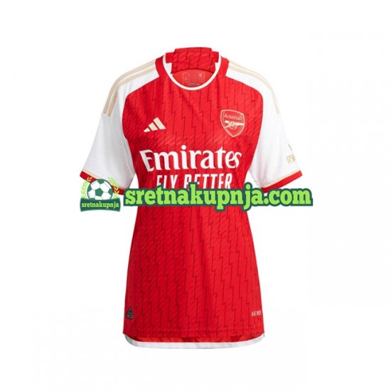 Žene Domaći Home Dresova Arsenal 2023-2024 Kratkih Rukava