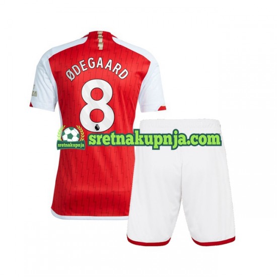 Dječja Domaći Home Dresova Arsenal Martin Odegaard 8 2023-2024 Kratkih Rukava