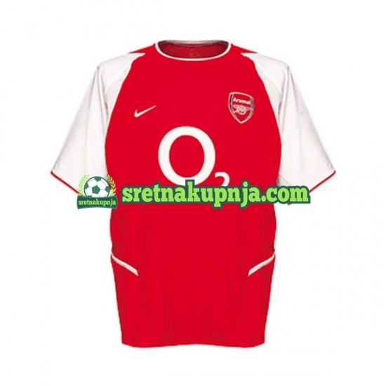Muškarci Domaći Home Dresova Arsenal Retro 2002 Kratkih Rukava