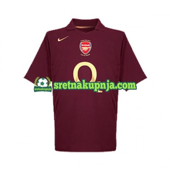 Muškarci Domaći Home Dresova Arsenal Retro 2005 Kratkih Rukava