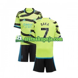 Dječja Gostujući Away Dresova Arsenal Saka 7 2023-2024 Kratkih Rukava