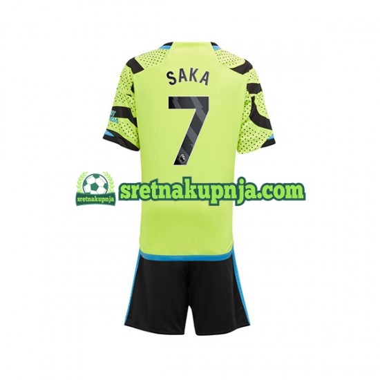 Dječja Gostujući Away Dresova Arsenal Saka 7 2023-2024 Kratkih Rukava