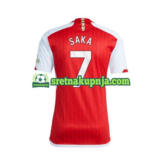 Muškarci Domaći Home Dresova Arsenal Saka 7 2023-2024 Kratkih Rukava