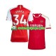 Muškarci Domaći Home Dresova Arsenal Xhaka 34 2023-2024 Kratkih Rukava