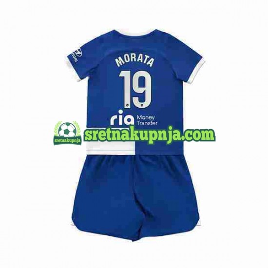 Dječja Gostujući Away Dresova Atlético Madrid Alvaro Morata 19 2023-2024 Kratkih Rukava