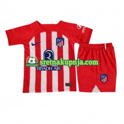 Dječja Domaći Home Dresova Atlético Madrid 2023-2024 Kratkih Rukava Dječja Domaći Home Dresova Atlético Madrid 2023-2024 Kratkih Rukava