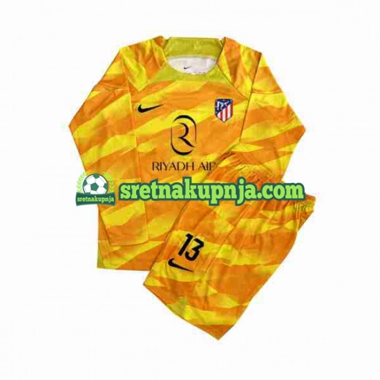 Dječja Golmanski Dresova Atlético Madrid Jan Oblak 13 2023-2024 naranča Dugim Rukavima