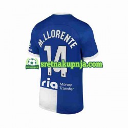 Muškarci Gostujući Away Dresova Atlético Madrid Marcos Llorente 14 2023-2024 Kratkih Rukava