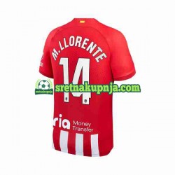Muškarci Domaći Home Dresova Atlético Madrid Marcos Llorente 14 2023-2024 Kratkih Rukava