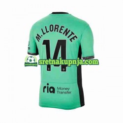 Muškarci Treći Dresova Atlético Madrid Marcos Llorente 14 2023-2024 Kratkih Rukava