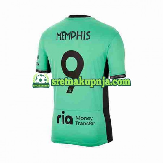 Muškarci Treći Dresova Atlético Madrid Memphis Depay 9 2023-2024 Kratkih Rukava