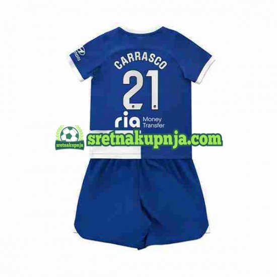Dječja Gostujući Away Dresova Atlético Madrid Yannick Carrasco 21 2023-2024 Kratkih Rukava