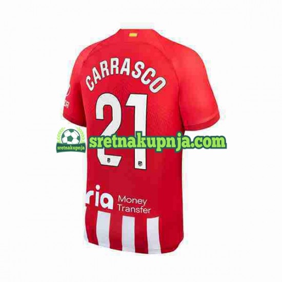 Muškarci Domaći Home Dresova Atlético Madrid Yannick Carrasco 21 2023-2024 Kratkih Rukava
