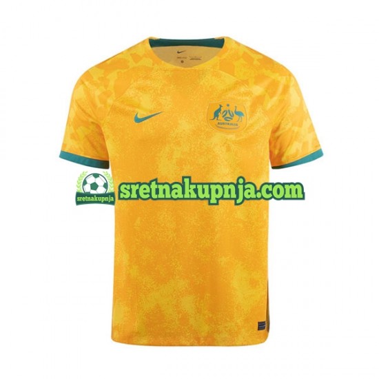 Muškarci Domaći Home Dresova Australija World Cup 2022 Kratkih Rukava